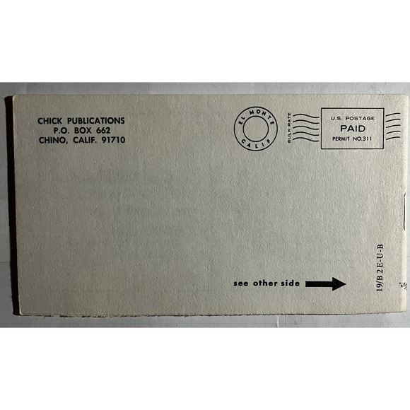 This Book Has Been Banned by Jack T. Chick 1969 Bible Tract NEW! Religious NOS - Picture 2 of 4